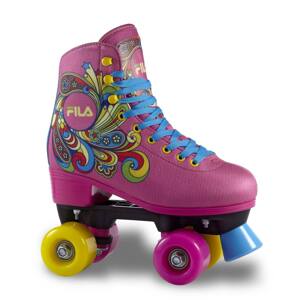 Fila Dětské kolečkové brusle Fila Quad Bella Pink, 35, 2x2, 54