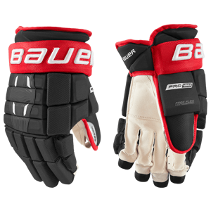 Bauer Rukavice Bauer Pro Series S21 INT, Intermediate, 13", černá-červená