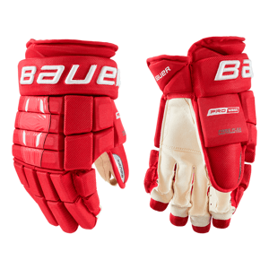 Bauer Rukavice Bauer Pro Series S21 INT, Intermediate, 12", červená