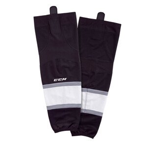 CCM Stulpny CCM SX8000 Game Sock, Junior, bílá-tmavě modrá-červená