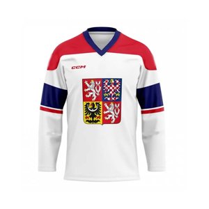 CCM Reprezentační dres CCM bílý bez reklam, Senior, bílá, L