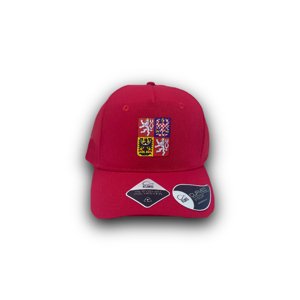 Hejduk Kšiltovka Czech National Emblem, červená, Senior