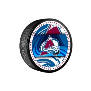 InGlasCo Fanouškovský puk NHL Medallion Blister (1ks), Colorado Avalanche