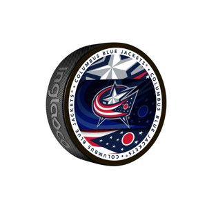 InGlasCo Fanouškovský puk NHL Medallion Blister (1ks), Columbus Blue Jackets