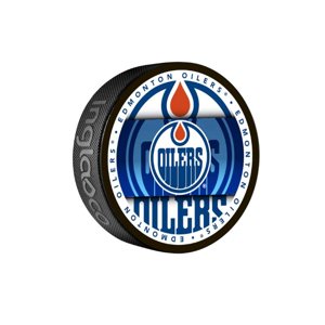 InGlasCo Fanouškovský puk NHL Medallion Blister (1ks), Edmonton Oilers