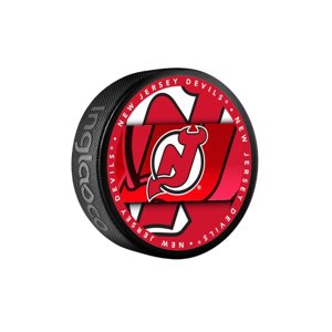 InGlasCo Fanouškovský puk NHL Medallion Blister (1ks), New Jersey Devils