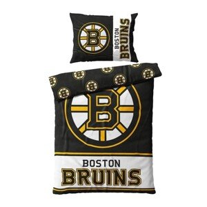 TipTrade Mikroplyšové povlečení NHL 140x200/70x90cm, Boston Bruins