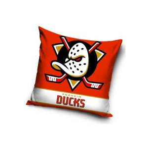 TipTrade Velurový Polštář NHL Color 40x40cm, Anaheim Ducks