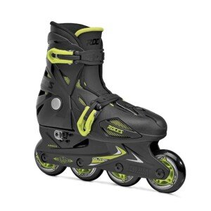 Roces Dětské kolečkové brusle Roces Orlando III Black Lime, 3.0-6.0, 36-40, 4x, 72