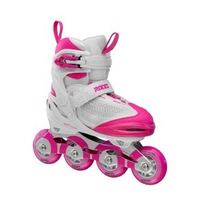 Roces Dětské kolečkové brusle Roces Moody X Girl Tif White Pink, Y12.0-2.0, 30-35, 4x, 72