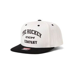 CCM Kšiltovka CCM Athleisure Flatbrim Cap, bílá