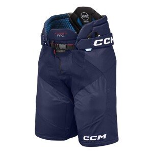 CCM Kalhoty CCM Jetspeed Pro JR, tmavě modrá, Junior, L