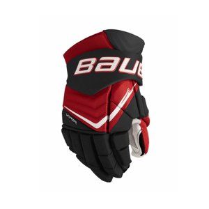 Bauer Rukavice Bauer Vapor FlyLite S25 INT, černá-červená, Intermediate, 12"