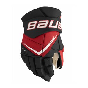Bauer Rukavice Bauer Vapor FlyPro S25 INT, černá-červená, Intermediate, 12"