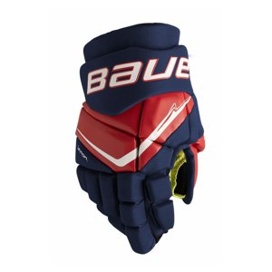 Bauer Rukavice Bauer Vapor Fly40 S25 JR, tmavě modrá-červená-bílá, Junior, 11"