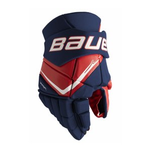 Bauer Rukavice Bauer Vapor Fly40 S25 SR, tmavě modrá-červená-bílá, Senior, 14"