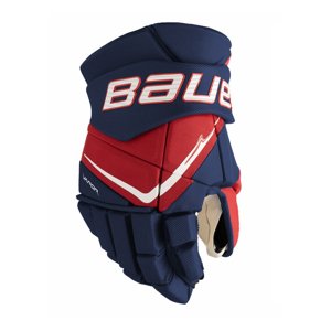 Bauer Rukavice Bauer Vapor FlyPro S25 INT, tmavě modrá-červená-bílá, Intermediate, 12"