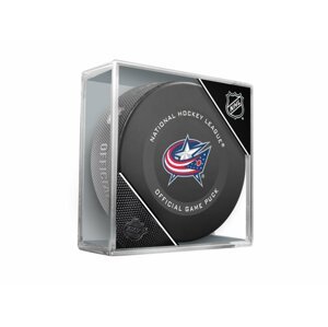 InGlasCo Fanouškovský puk NHL Official Game Puck (1ks), Columbus Blue Jackets