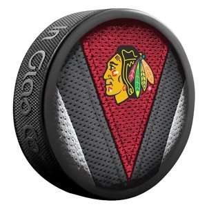 InGlasCo Fanouškovský puk NHL Stitch Blister (1ks), Chicago Blackhawks