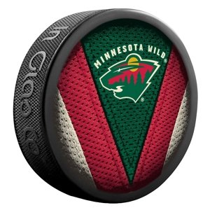 InGlasCo Fanouškovský puk NHL Stitch Blister (1ks), Minnesota Wild