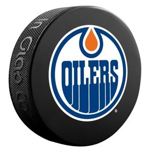 InGlasCo Fanouškovský puk NHL Logo Blister (1ks), Edmonton Oilers