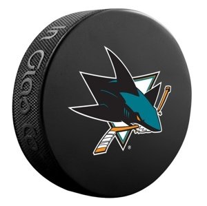 InGlasCo Fanouškovský puk NHL Logo Blister (1ks), San Jose Sharks