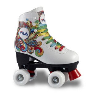 Fila Dětské kolečkové brusle Fila Quad Bella White, 40, 2x2, 54