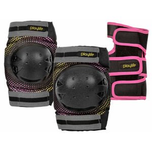 Powerslide Chrániče Playlife Joker Yellow Glow (sada), M