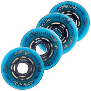 Revision Kolečka Revision Flex Soft Indoor Blue/Black (1ks), 76, 76A