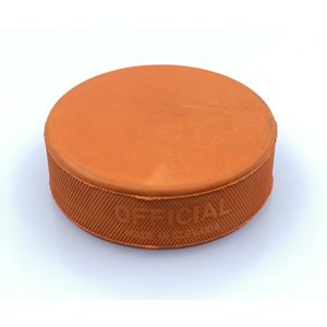 InGlasCo Hokejový puk oranžový těžký tréninkový, oranžová