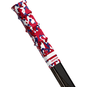 RocketGrip Koncovka RocketGrip Hole Camo Grip, modrá-červená