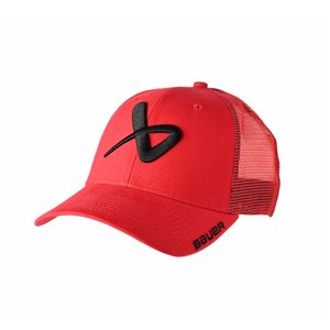 Bauer Kšiltovka Bauer Core ADJ YTH, Dětská, červená