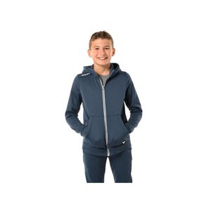 Bauer Mikina Bauer Team Fleece Zip YTH, Dětská, tmavě modrá, XL