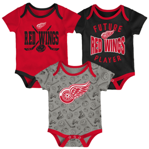 Outerstuff Bodyčka Outerstuff NHL Slam Dunk (3ks) YTH, Dětská, Detroit Red Wings, 12m