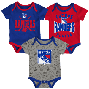 Outerstuff Bodyčka Outerstuff NHL Slam Dunk (3ks) YTH, Dětská, New York Rangers, 18M