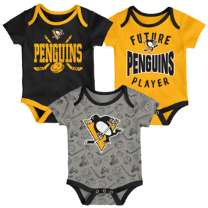 Outerstuff Bodyčka Outerstuff NHL Slam Dunk (3ks) YTH, Dětská, Pittsburgh Penguins, 12M