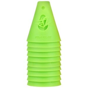 Powerslide Plastové kužely Powerslide FSK (10ks), zelená